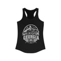 Georgia Women's Tank Top — Solid Black (front)