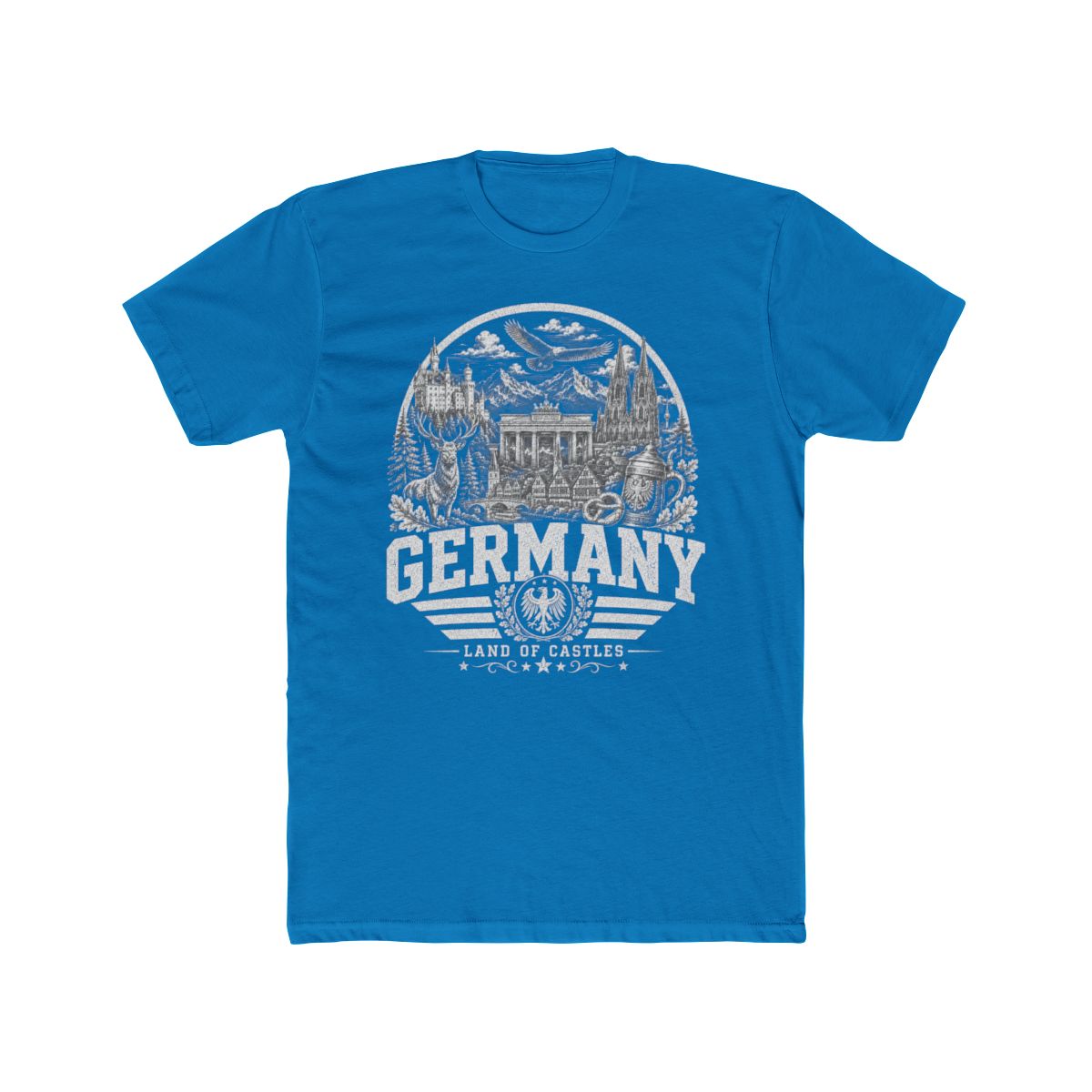 Germany vintage landmarks men's tee — iconic landmark design | Nameshi Destinations (view 10)