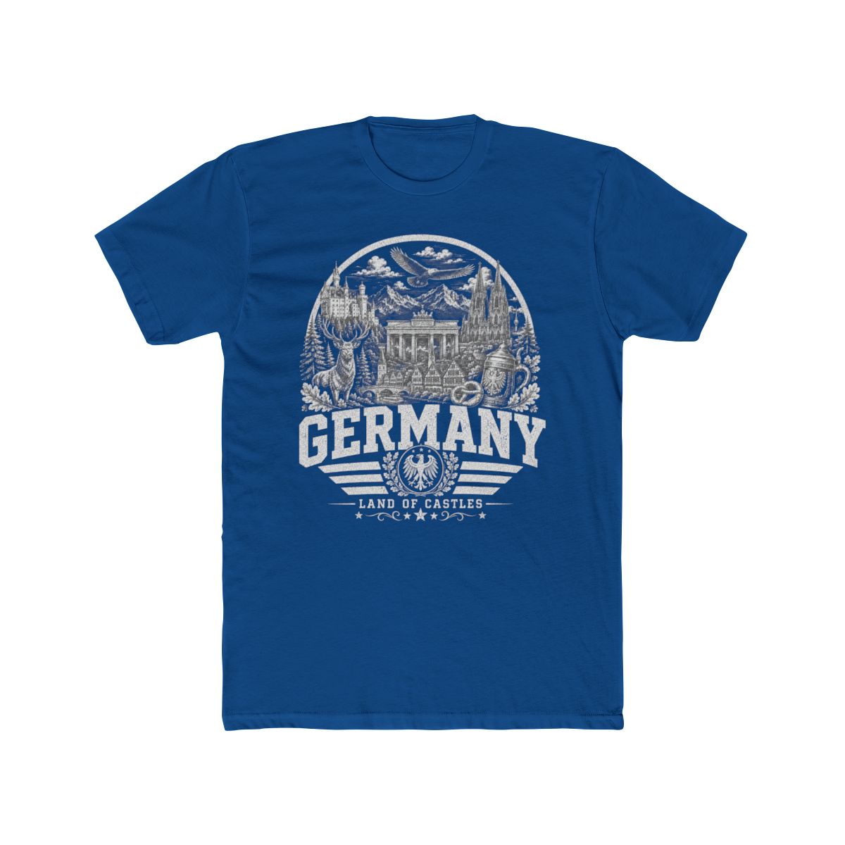 Germany vintage landmarks men's tee — iconic landmark design | Nameshi Destinations (view 11)