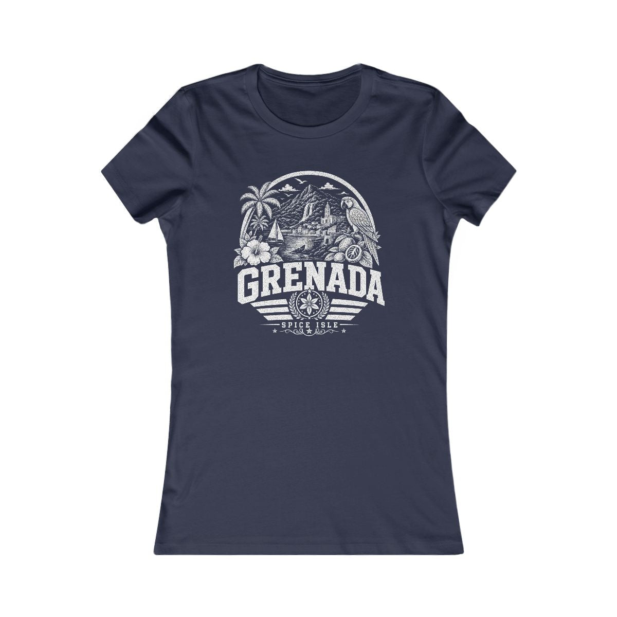 Grenada women tee — Navy