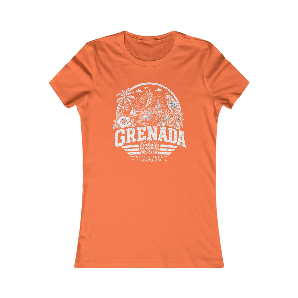 Grenada women tee — Orange