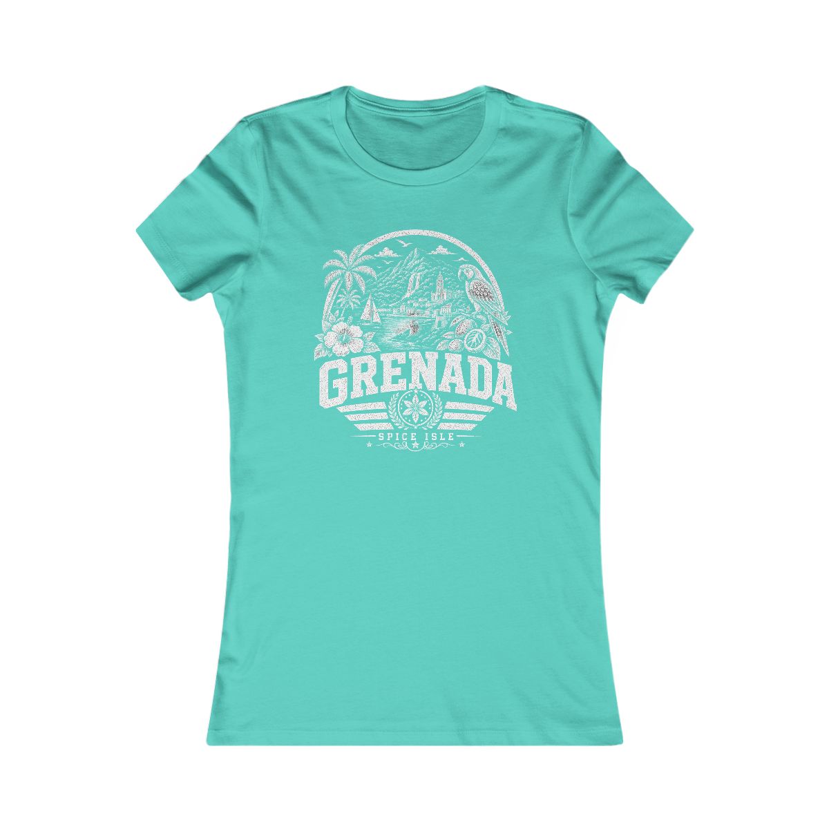 Grenada women tee — Teal