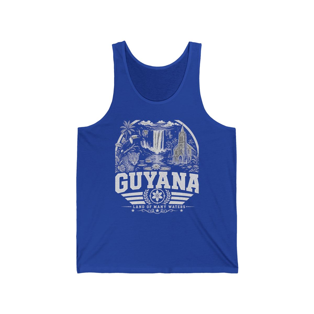 Guyana Men's Tank Top — True Royal