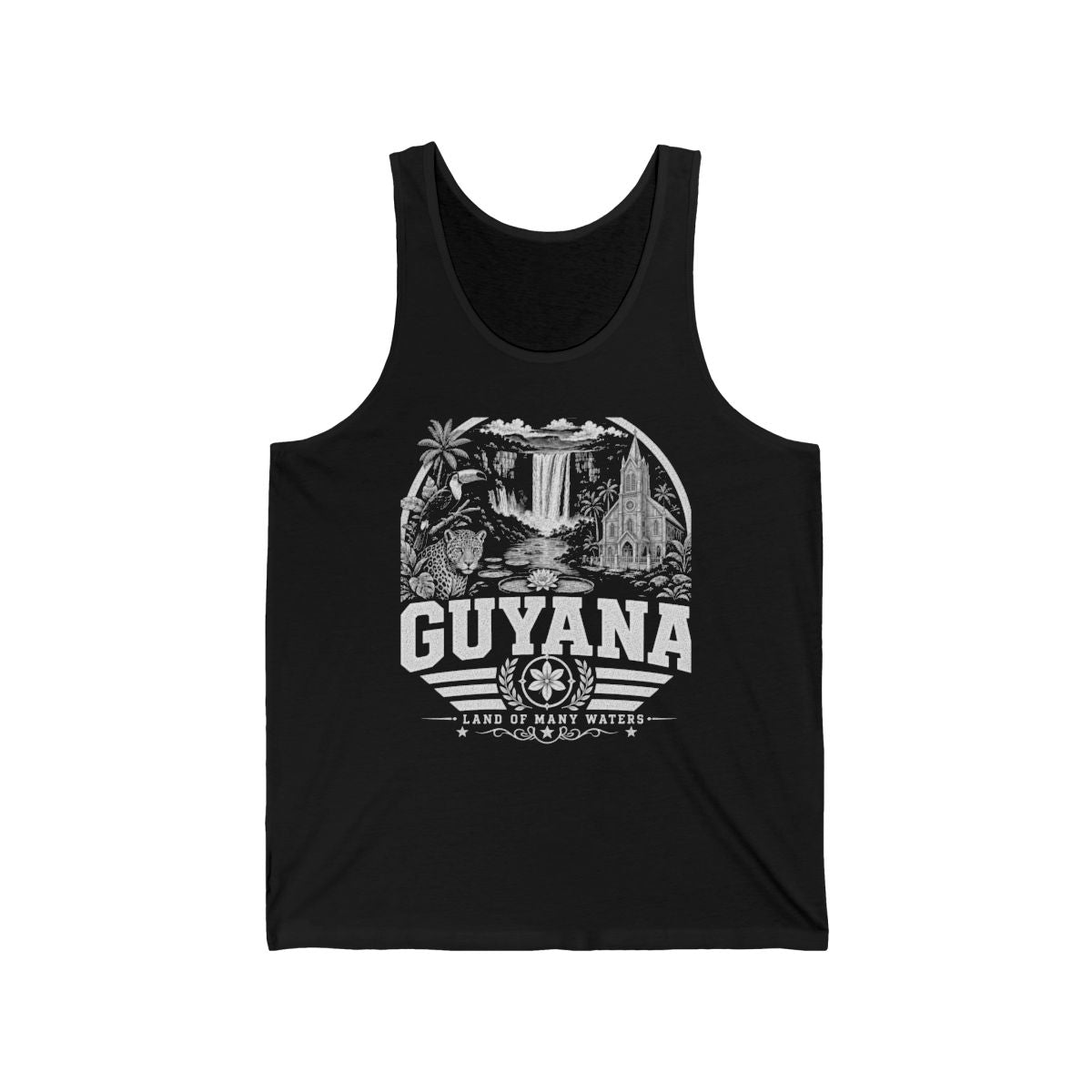 Guyana Men's Tank Top — Black