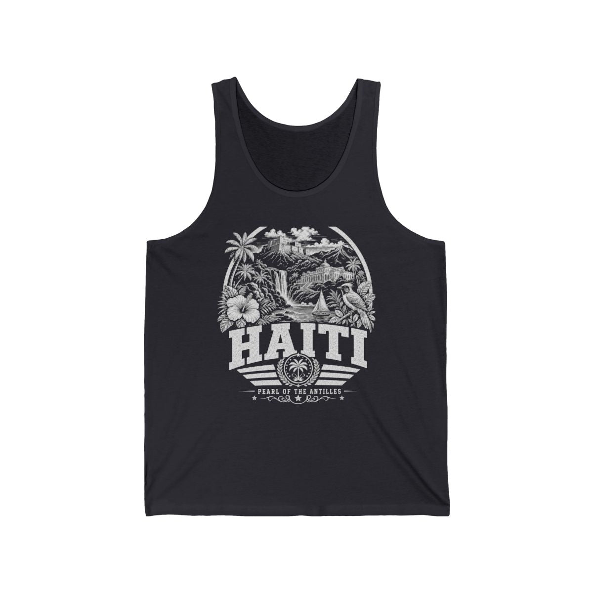 Haiti Men's Tank Top — Dark Grey