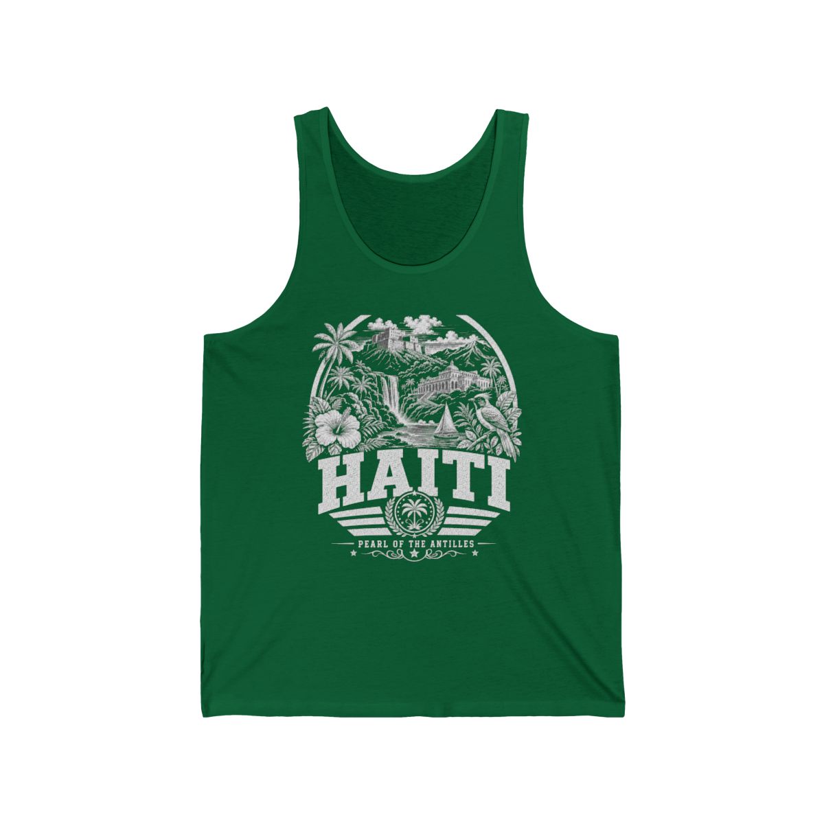 Haiti Men's Tank Top — Kelly