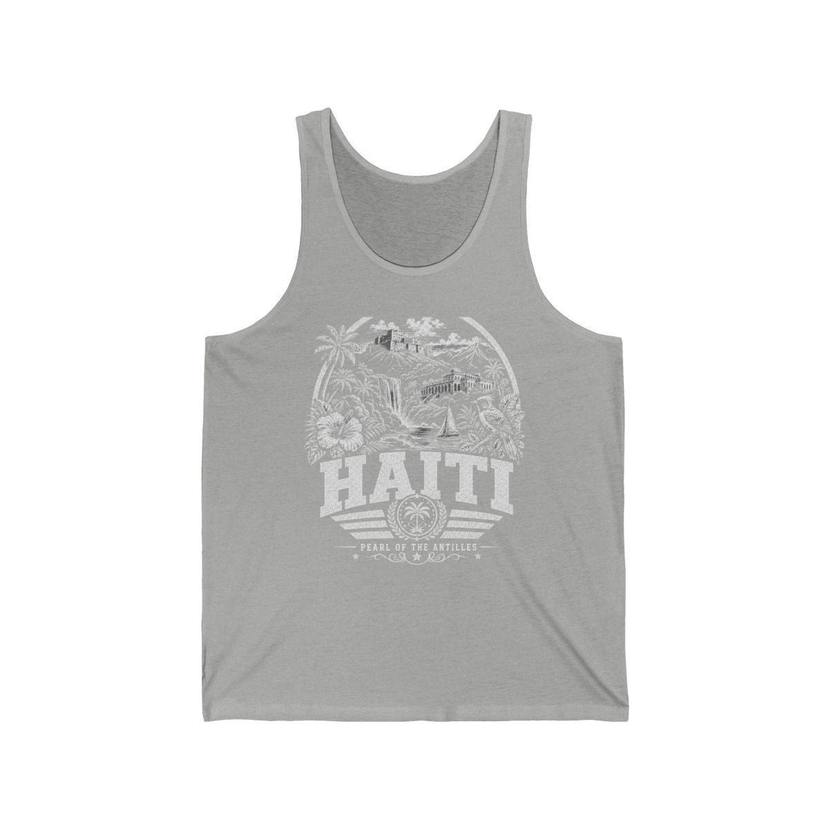 Haiti Men's Tank Top — Athletic Heather
