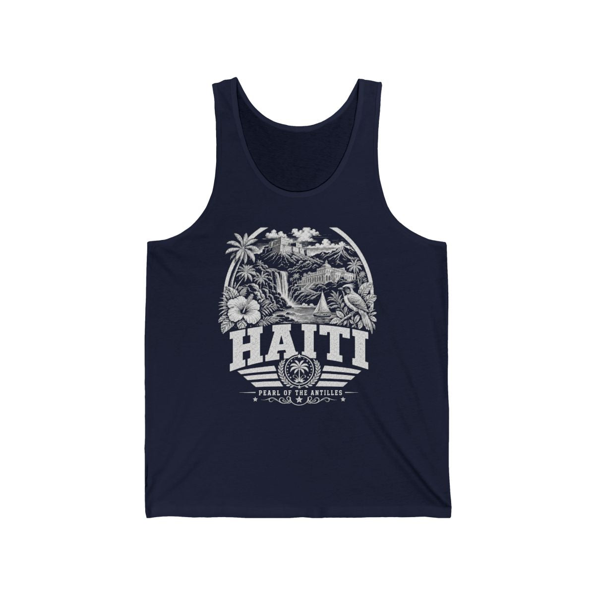 Haiti Men's Tank Top — Navy