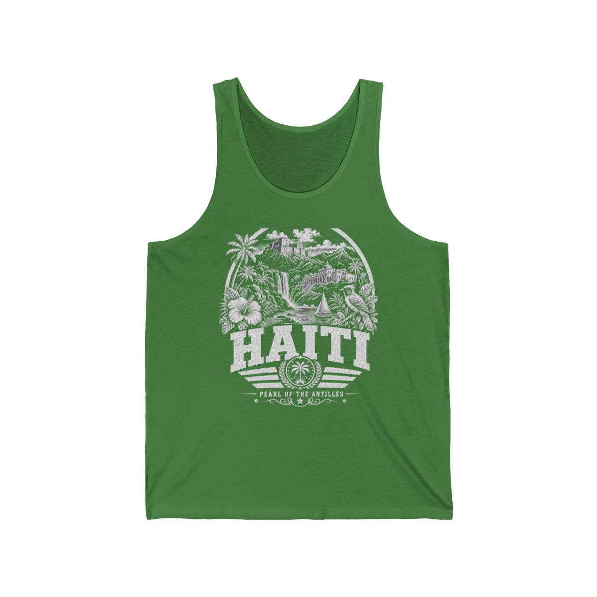 Haiti Men's Tank Top — Leaf