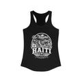 Haiti vintage landmarks tank top — iconic landmark design | Nameshi Destinations (view 2)