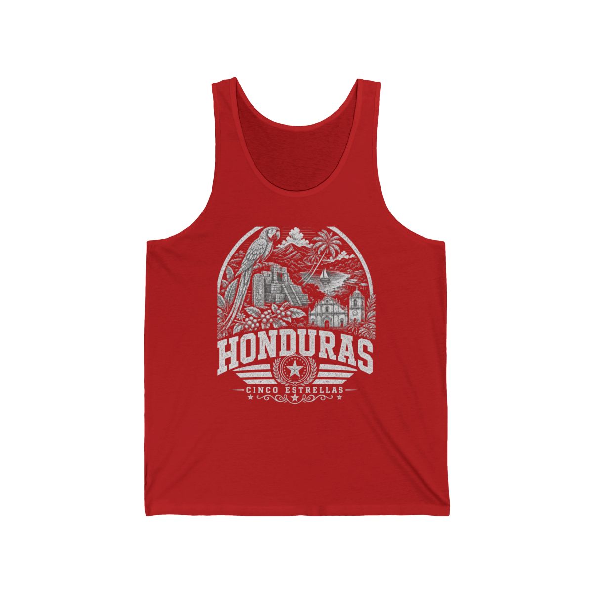 Honduras Men's Tank Top — Red