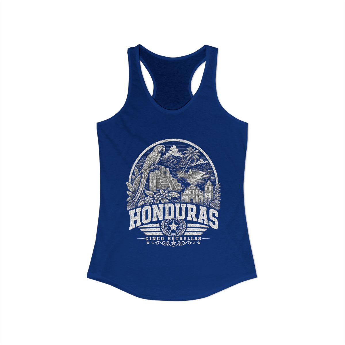 Honduras Women's Tank Top — Solid Royal (front)