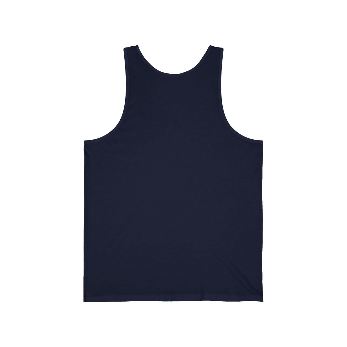 Hungary Men's Tank Top — Navy (back)