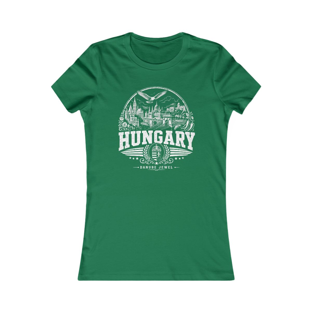 Hungary Women's Tee — Kelly