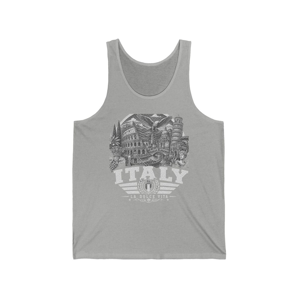 Italy Men's Tank Top — Athletic Heather