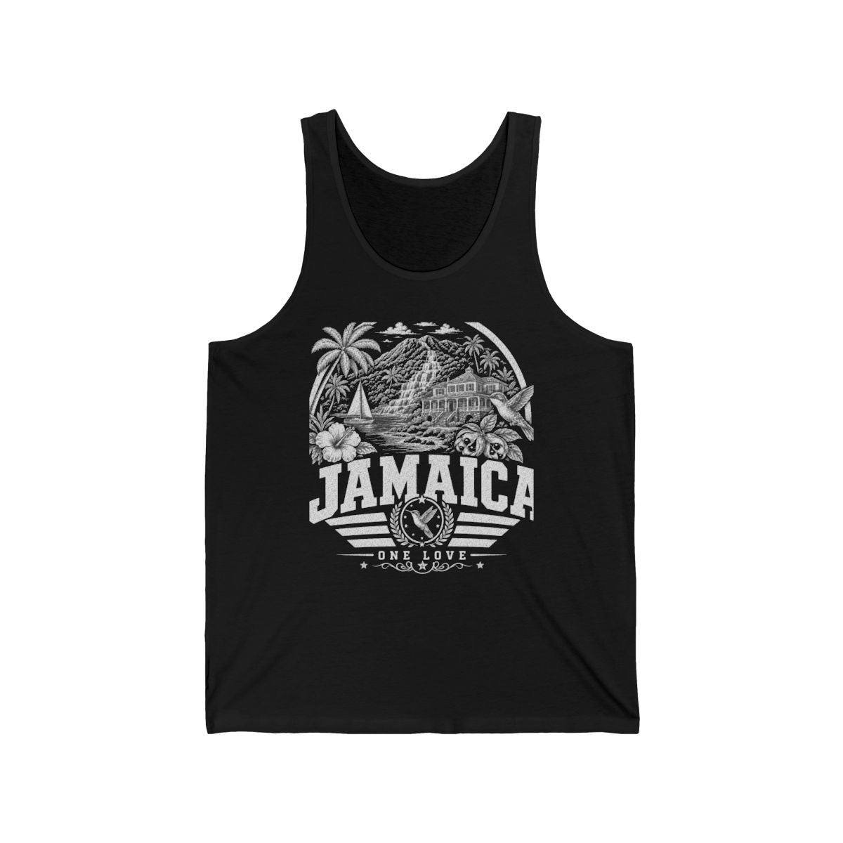 Jamaica Men's Tank Top — Black
