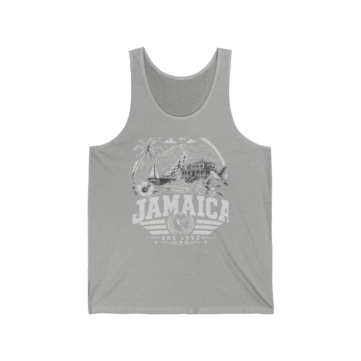 Jamaica Men's Tank Top — Athletic Heather