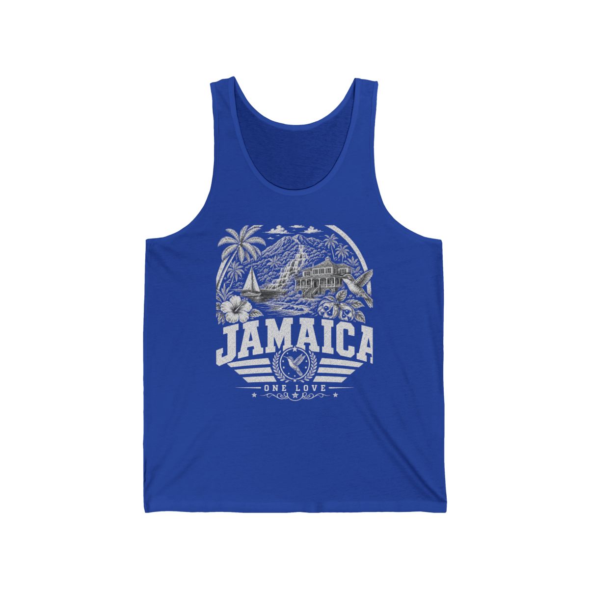 Jamaica Men's Tank Top — True Royal