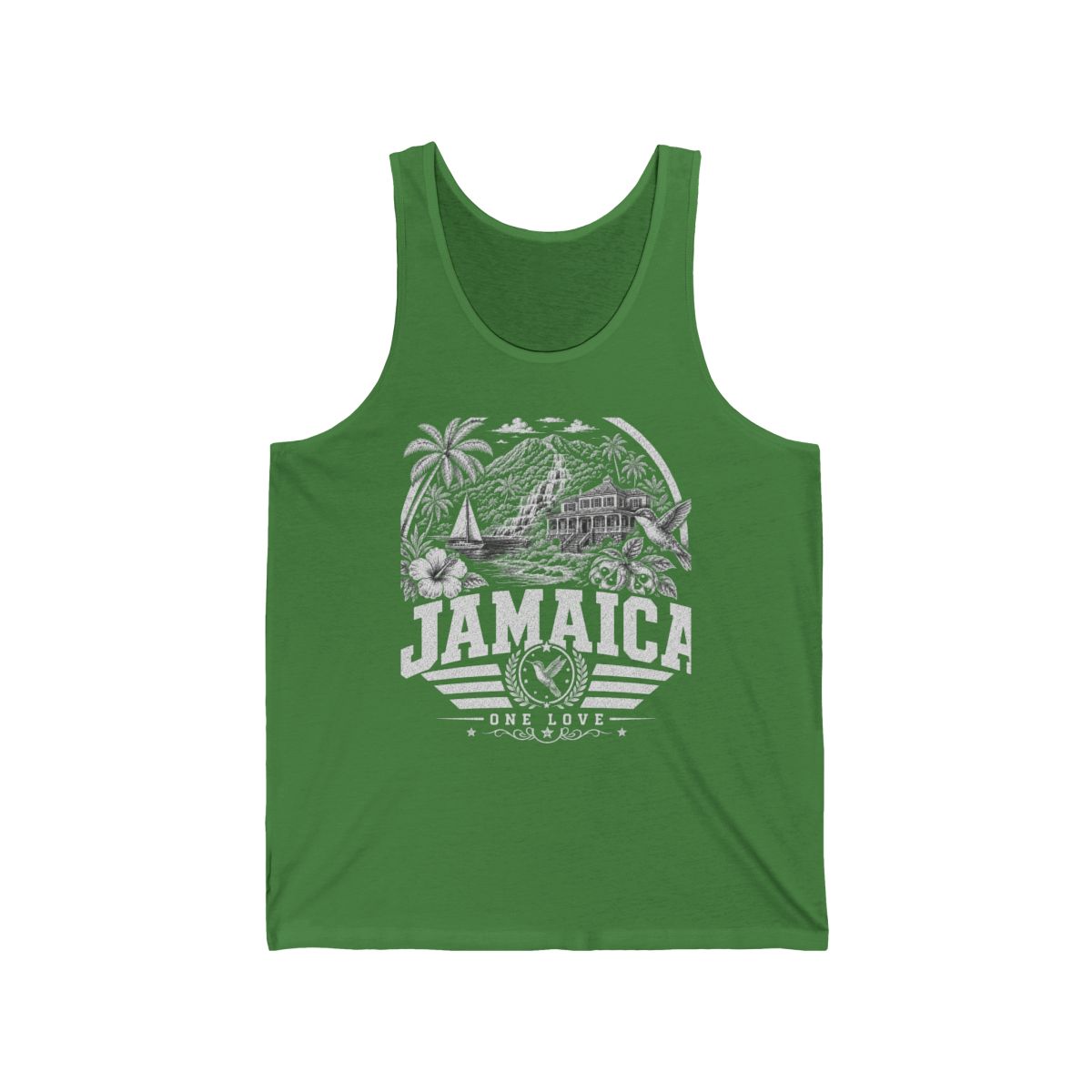 Jamaica Men's Tank Top — Leaf