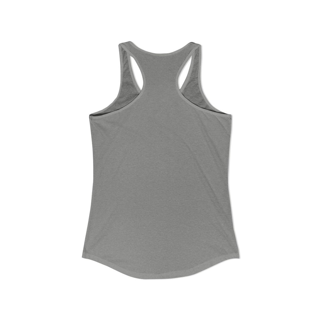Kazakhstan Women's Tank Top — Heather Grey (back)