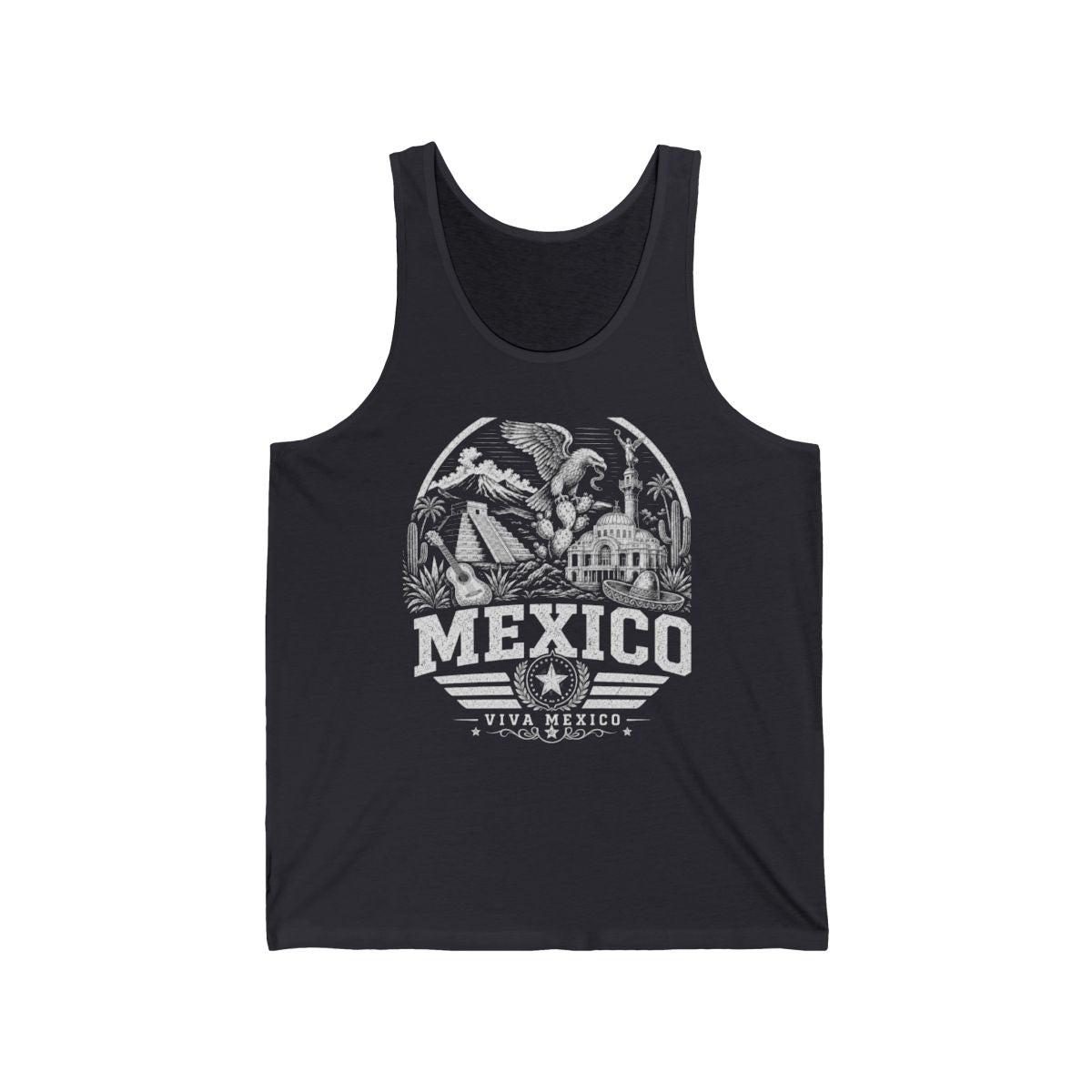 Mexico Men's Tank Top — Dark Grey