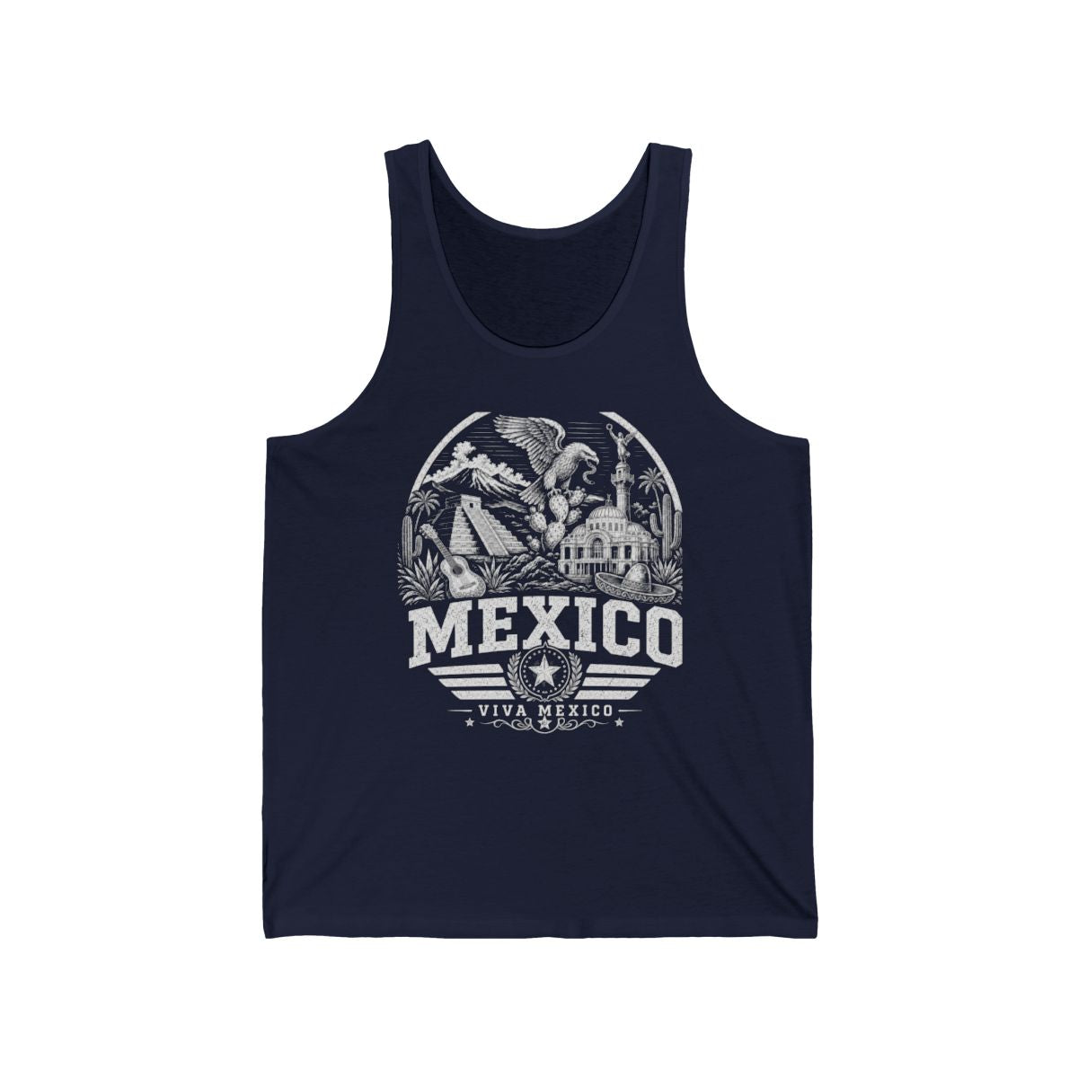 Mexico Men's Tank Top — Navy