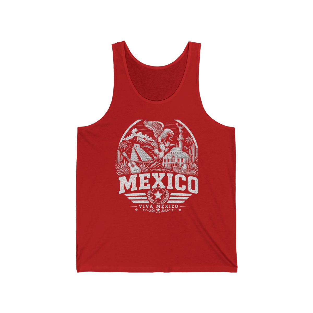 Mexico Men's Tank Top — Red