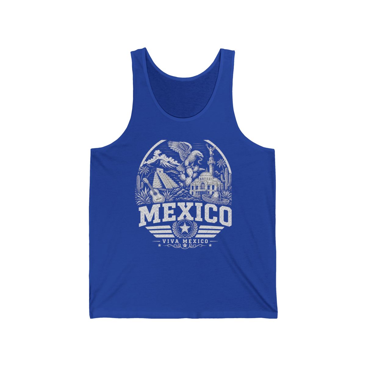 Mexico Men's Tank Top — True Royal