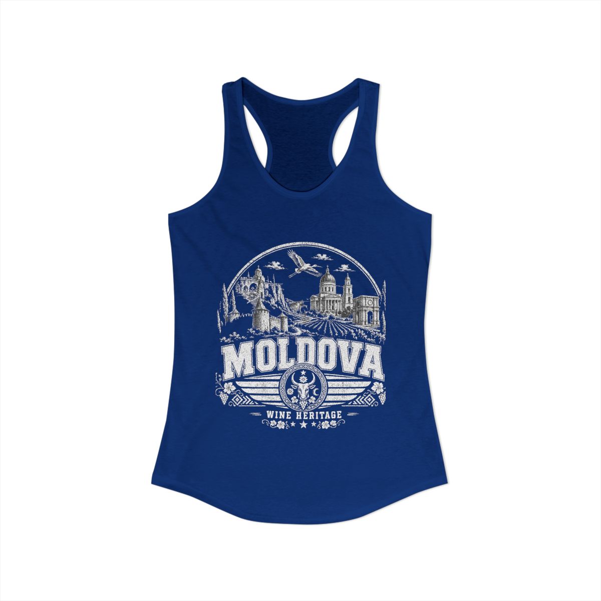 Moldova vintage landmarks tank top — iconic landmark design | Nameshi Destinations (view 19)