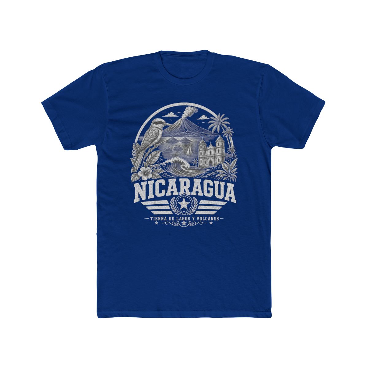 Nicaragua vintage landmarks men's tee — iconic landmark design | Nameshi Destinations (view 11)