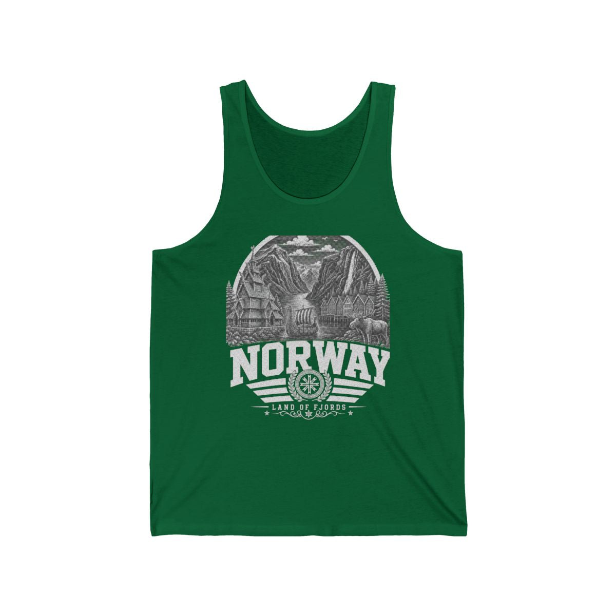 Norway Men's Tank Top — Kelly