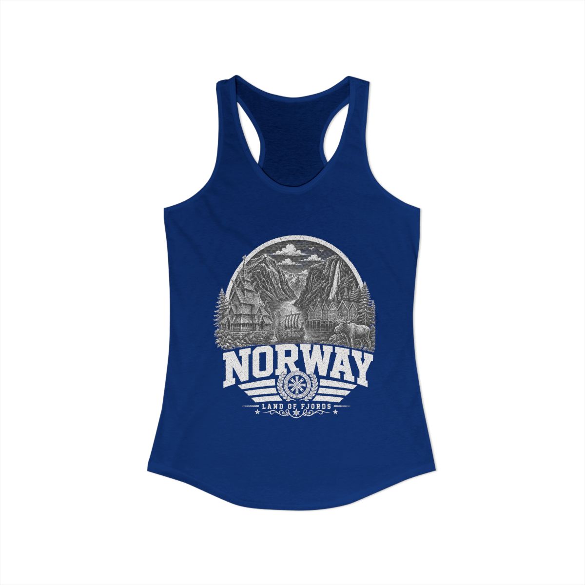 Norway Women's Tank Top — Solid Royal