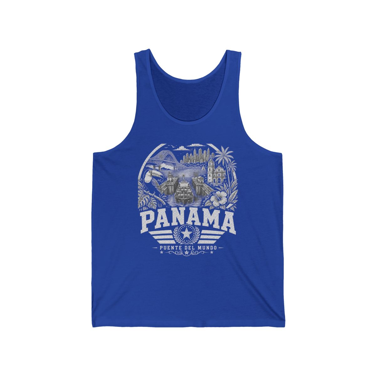 Panama Men's Tank Top — True Royal