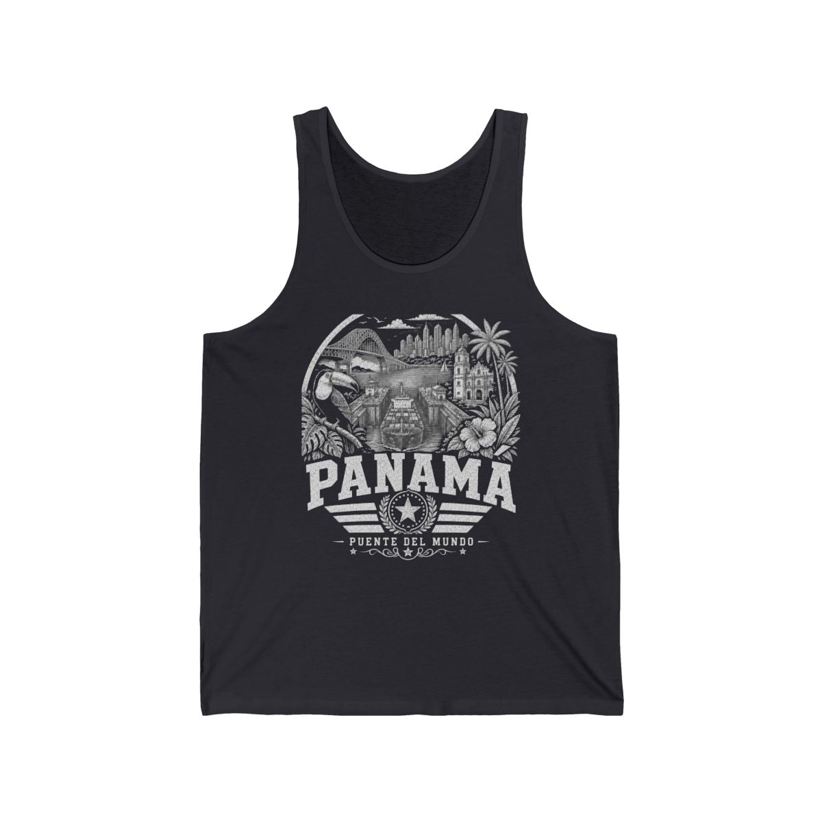 Panama Men's Tank Top — Dark Grey