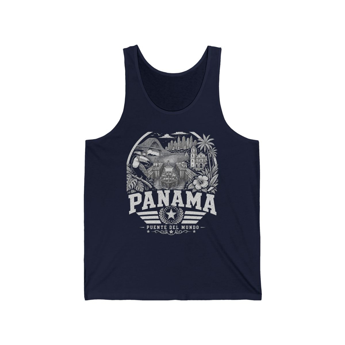 Panama Men's Tank Top — Navy