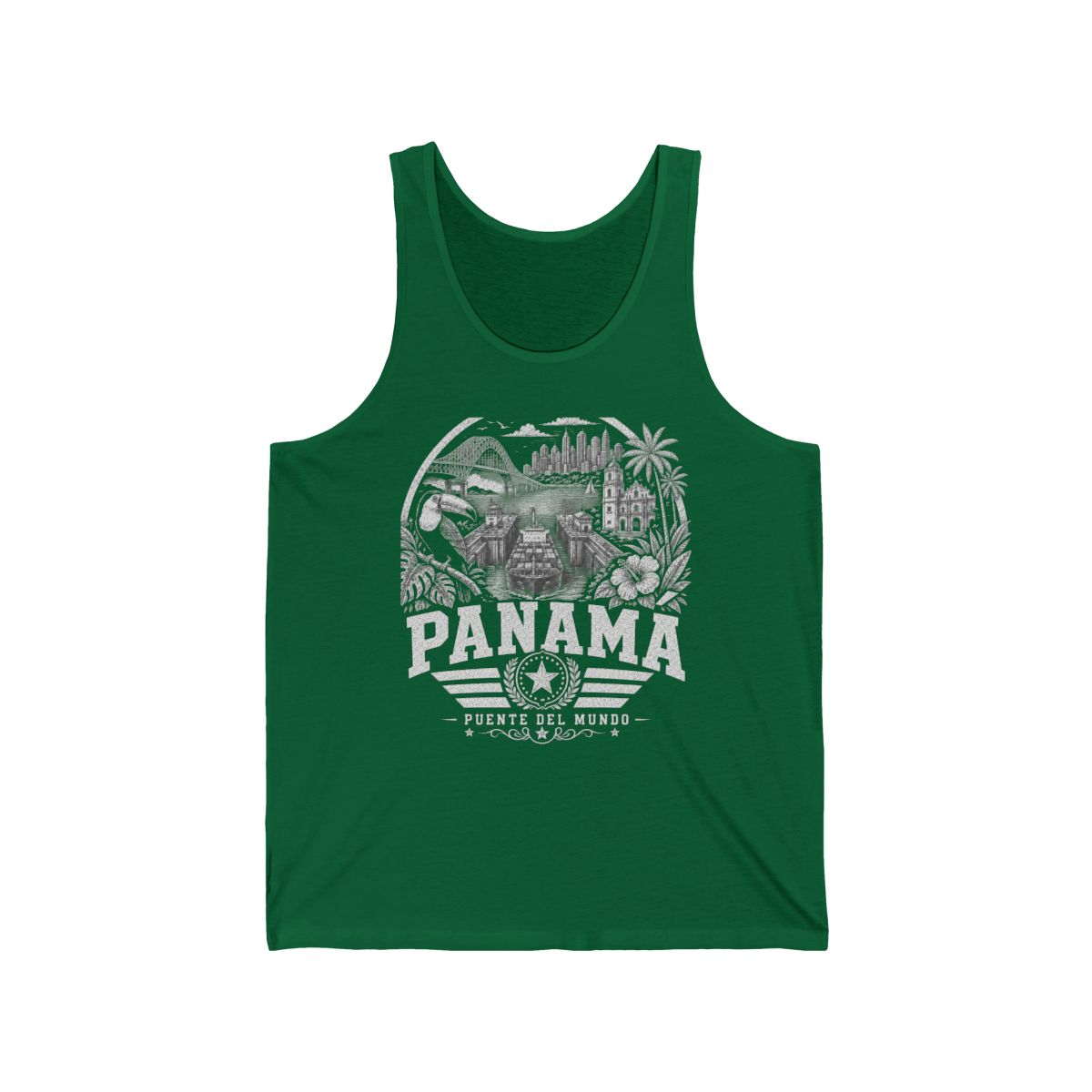 Panama Men's Tank Top — Kelly