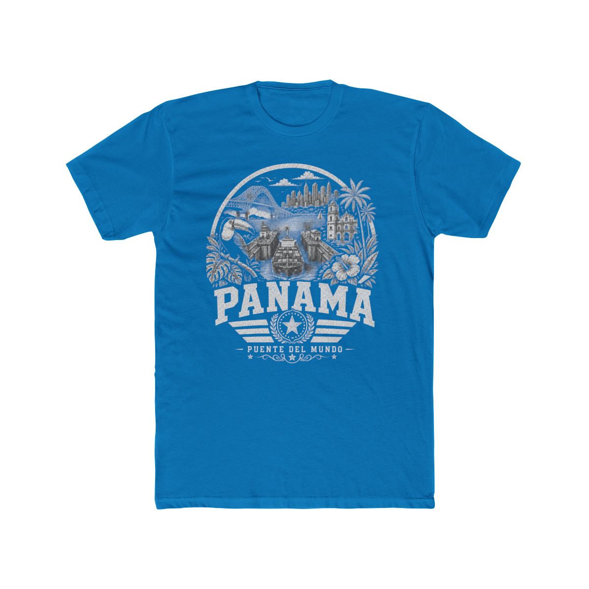 Panama vintage landmarks men's tee — iconic landmark design | Nameshi Destinations (view 9)