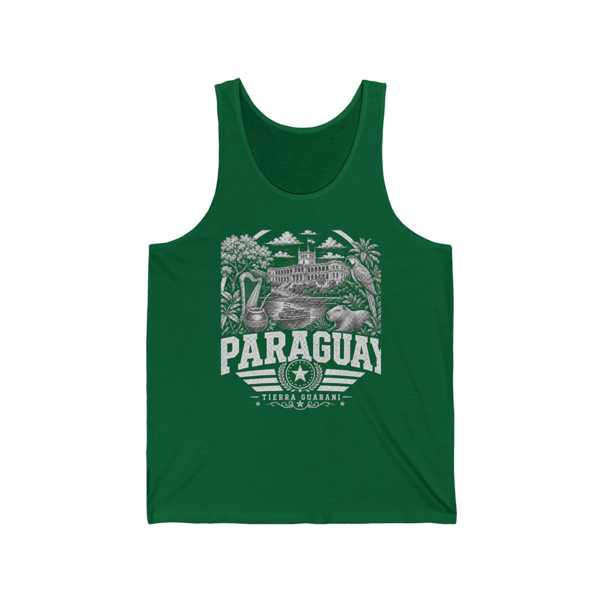 Paraguay Men's Tank Top — Kelly