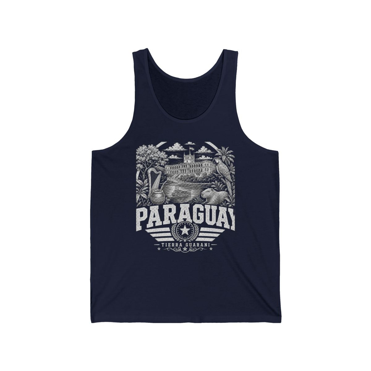 Paraguay Men's Tank Top — Navy