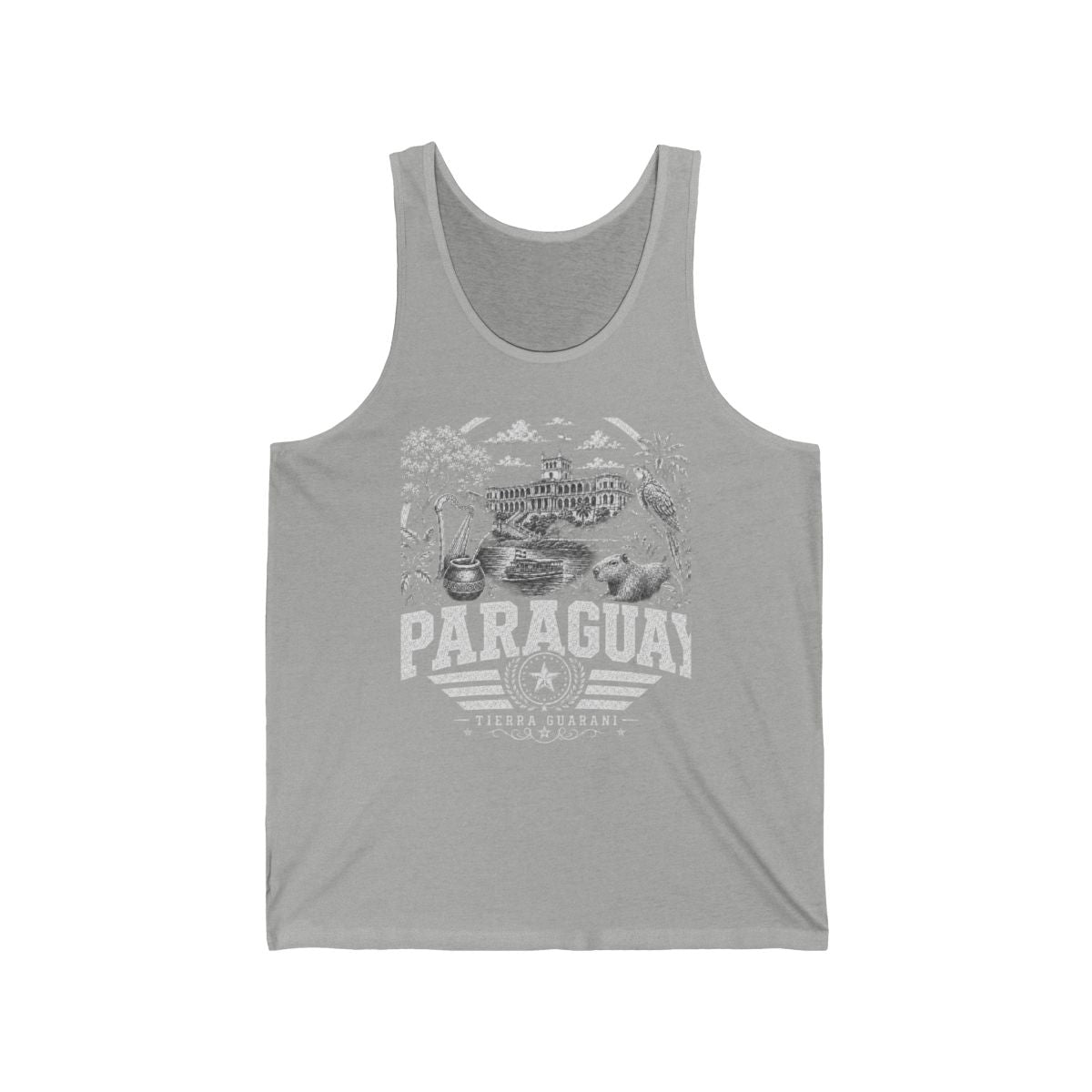 Paraguay Men's Tank Top — Athletic Heather