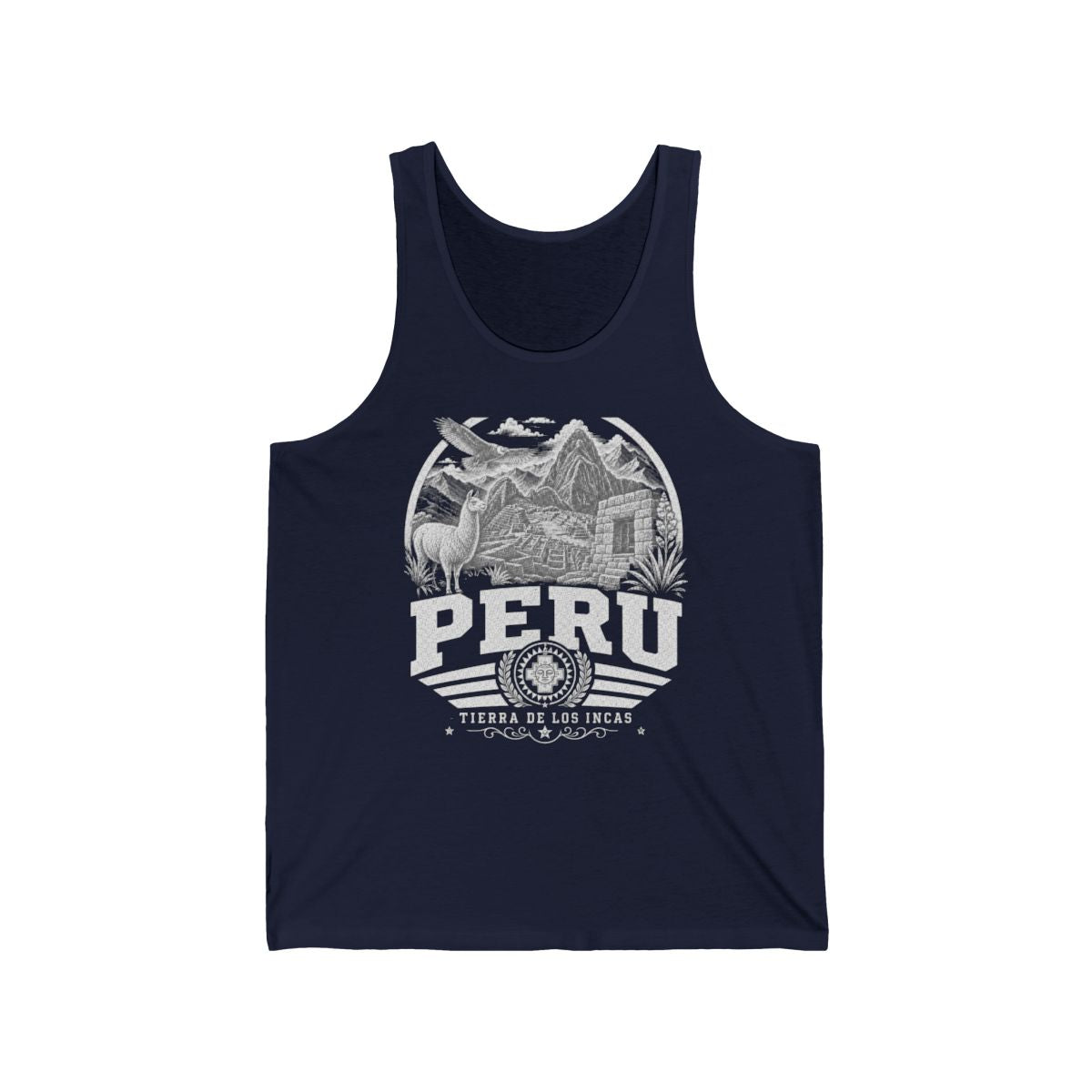 Peru Men's Tank Top — Navy