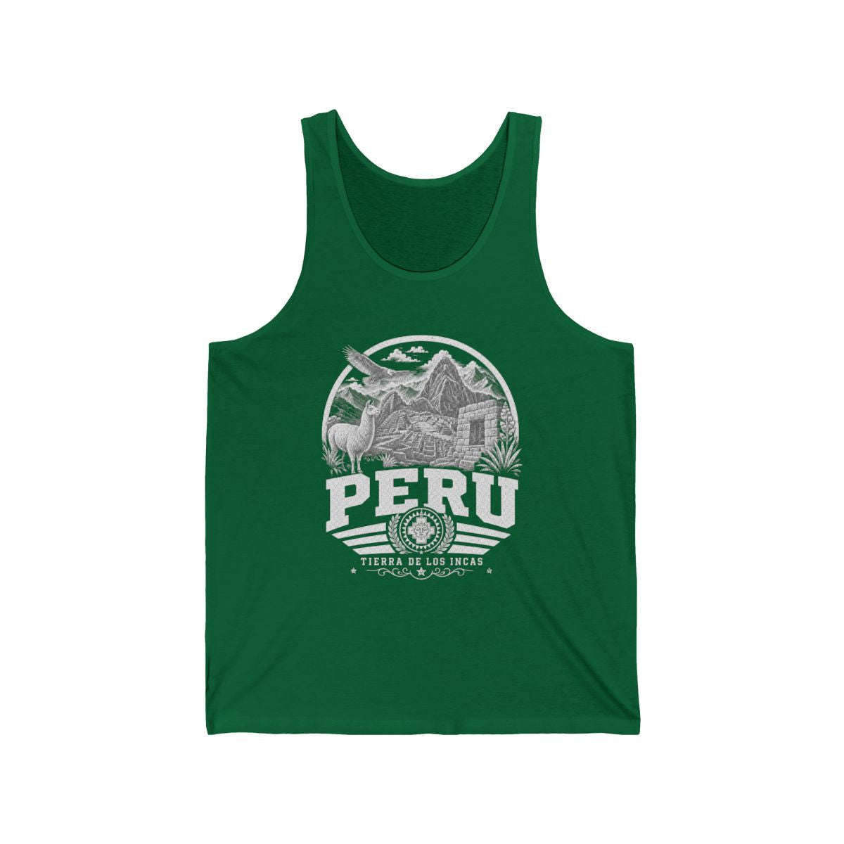 Peru vintage landmarks men's tee — iconic landmark design | Nameshi Destinations (view 4)