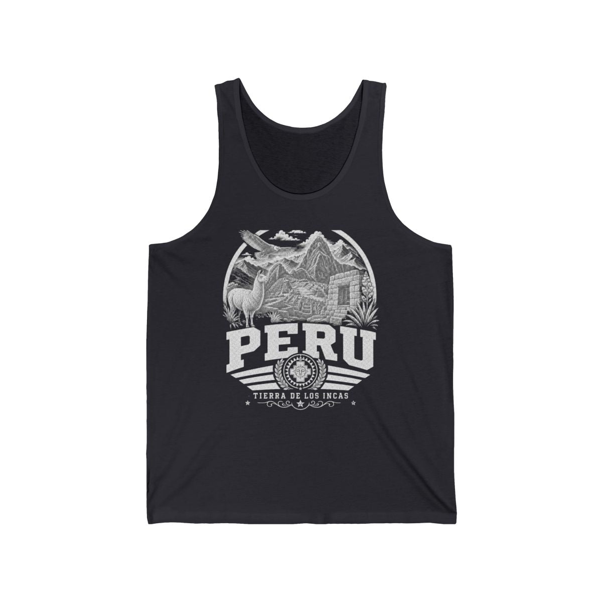 Peru Men's Tank Top — Dark Grey