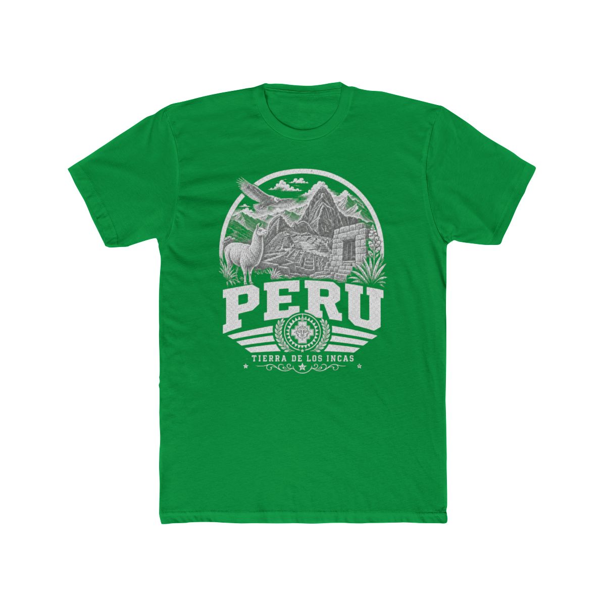 Peru vintage landmarks men's tee — iconic landmark design | Nameshi Destinations (view 6)