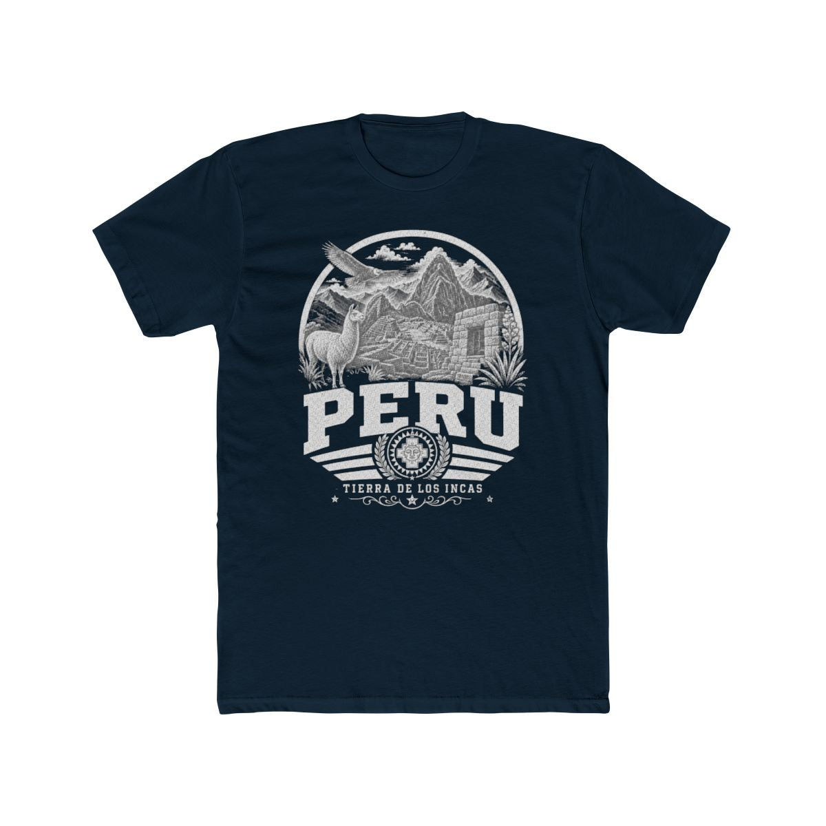 Peru vintage landmarks men's tee — iconic landmark design | Nameshi Destinations (view 12)