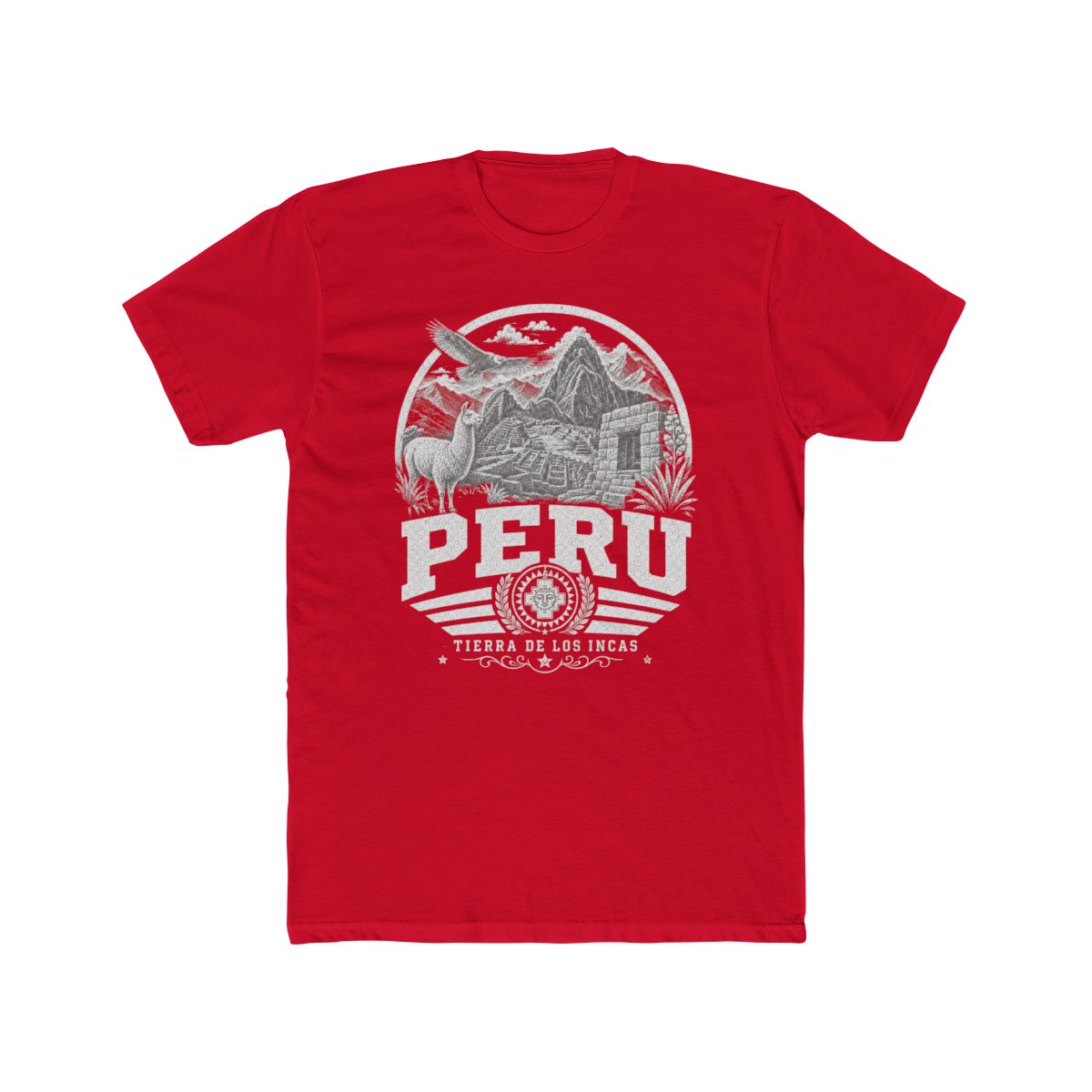 Peru vintage landmarks men's tee — iconic landmark design | Nameshi Destinations (view 15)