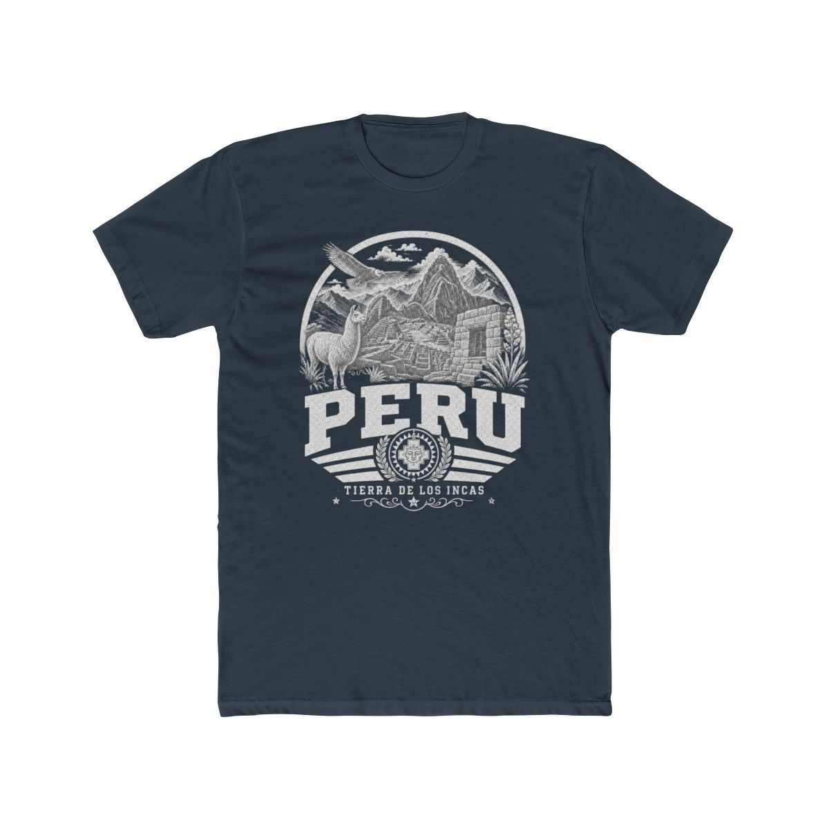 Peru vintage landmarks men's tee — iconic landmark design | Nameshi Destinations (view 8)