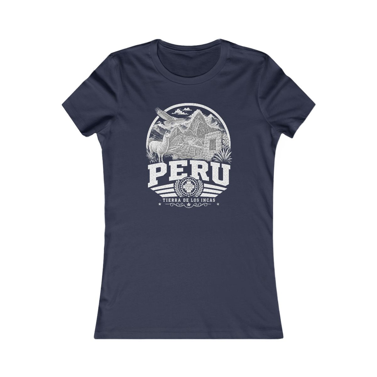 Peru women tee — Navy