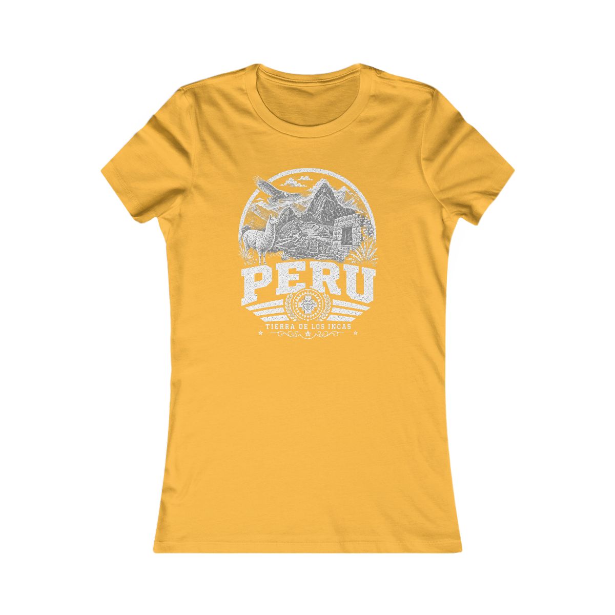 Peru women tee — Gold