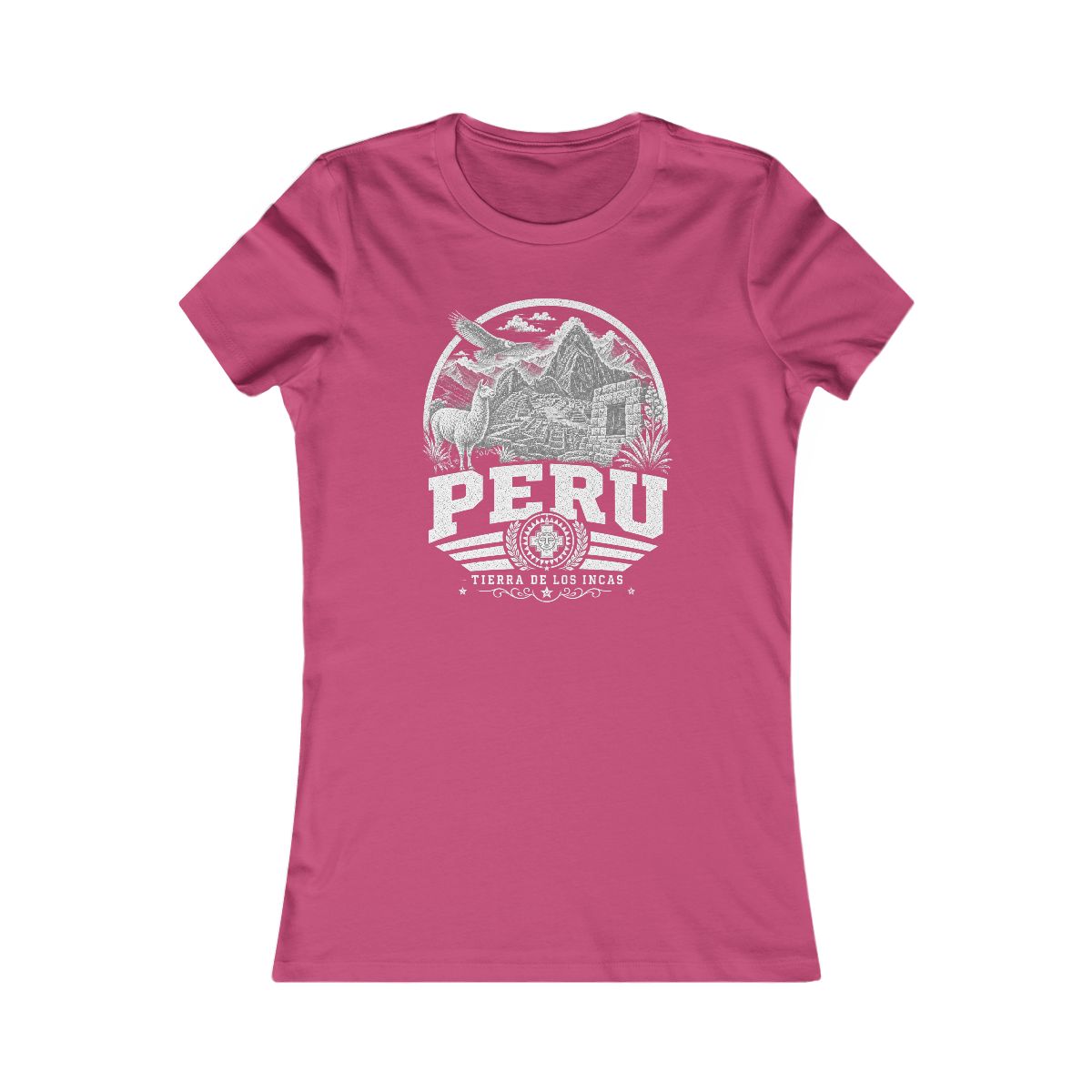 Peru women tee — Berry
